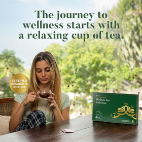 Premium gift box from Uncle Lee's Tea ready for holidays