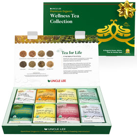 Uncle Lee's Tea variety gift set boxed for gifting and tasting