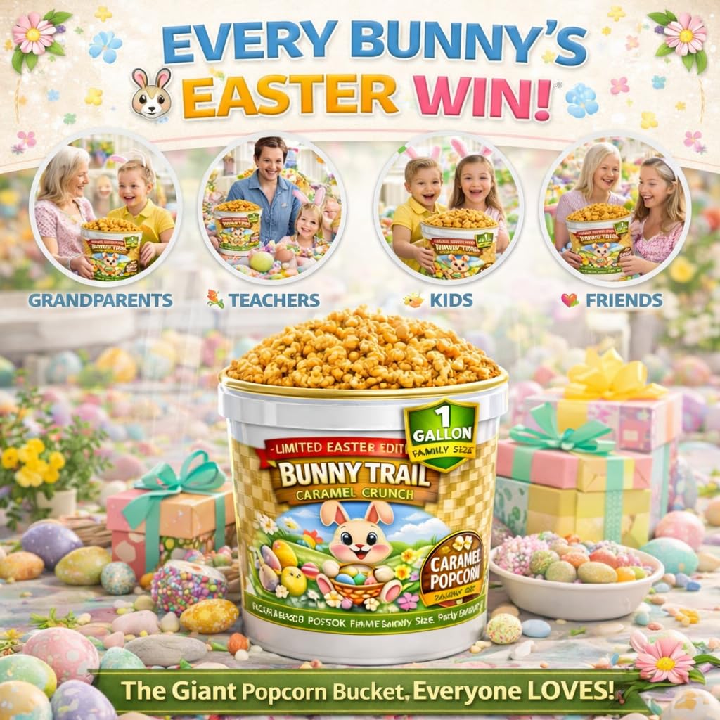No-assembly Uncle Myron's caramel popcorn treat for easy gifting