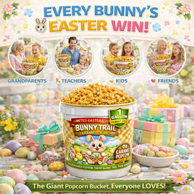 No-assembly Uncle Myron's caramel popcorn treat for easy gifting