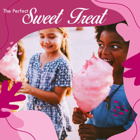 Under the Sun Cotton Candy Sugar vibrant pink and blue flavors enhance party treats