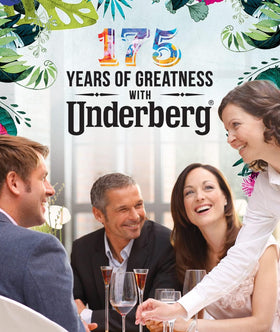 Underberg terrace city scene tin, perfect for casual entertaining.