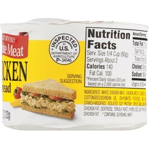 Underwood chicken spread on sandwiches offers a mild, savory flavor.