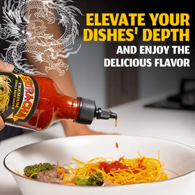 Dragon Sriracha as burger topping for a balanced kick.