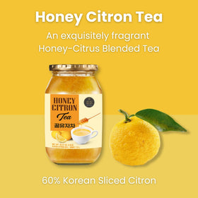 UNHA'S ASIAN SNACK BOX Korean Honey Sliced Citron Tea honey glaze over citrus slices