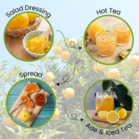 UNHA'S ASIAN SNACK BOX Korean Honey Sliced Citron Tea product label close-up