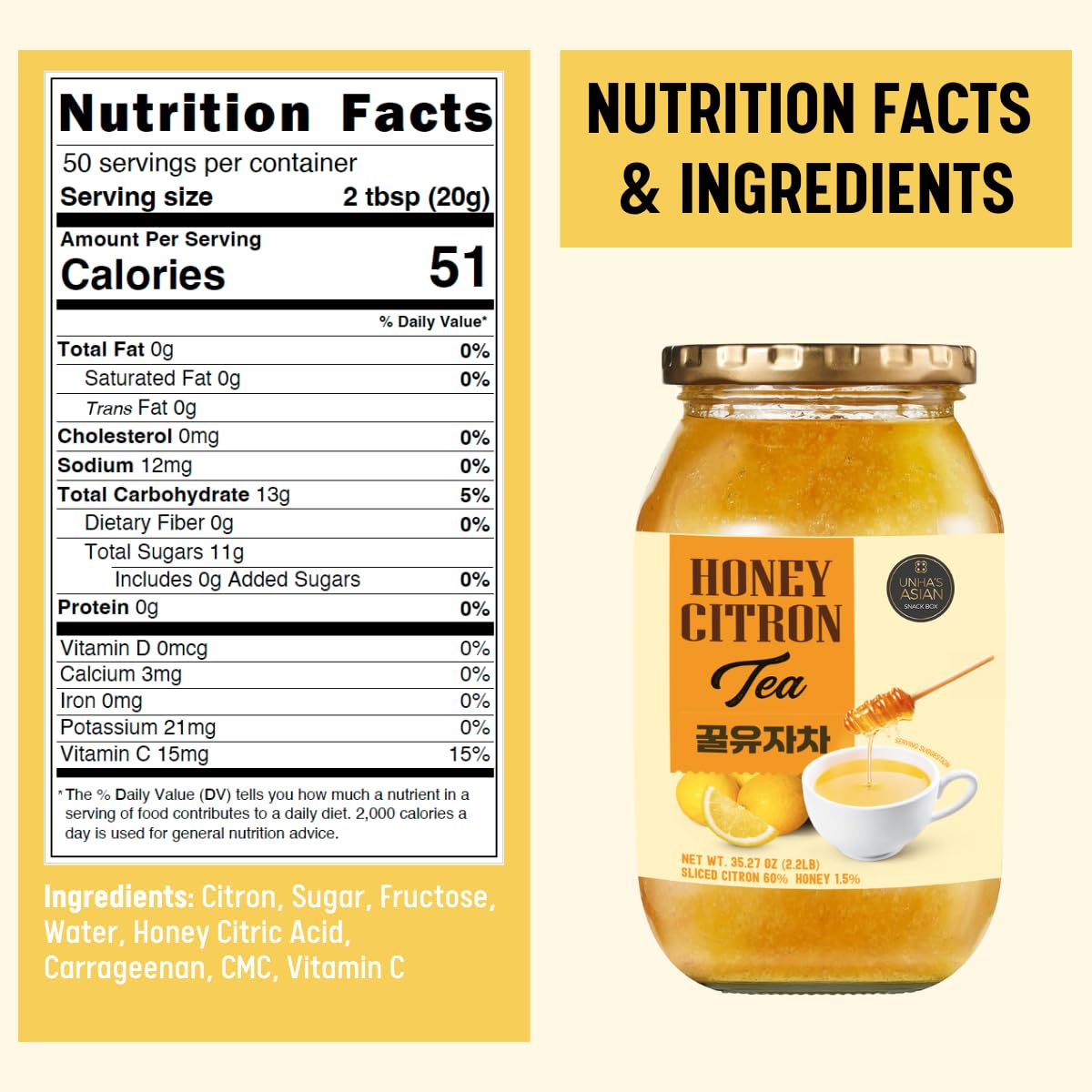 Korean Honey Sliced Citron Tea slices close-up highlights vibrant citrus and real honey