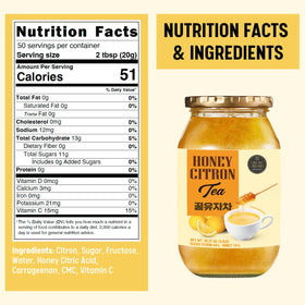 Korean Honey Sliced Citron Tea slices close-up highlights vibrant citrus and real honey