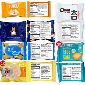 UNHA'S ASIAN SNACK BOX Korean snack assortment shown ready-to-share.