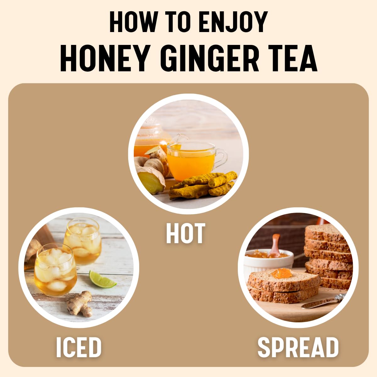 Traditional Korean flavor captured in UNHA'S honey ginger mix.