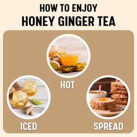 Traditional Korean flavor captured in UNHA'S honey ginger mix.