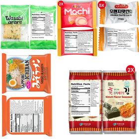 UNHA'S ASIAN SNACK BOX lunchbox-snacks ready for quick desk breaks