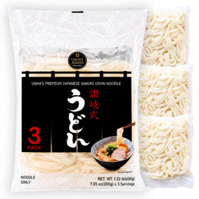 Unha’s Sanuki udon pack front for quick meals