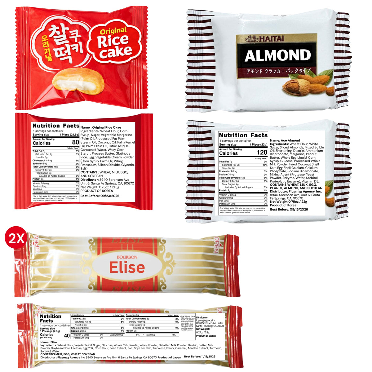UNHA'S ASIAN SNACK BOX travel-snack-pack ready for on-the-go snacking