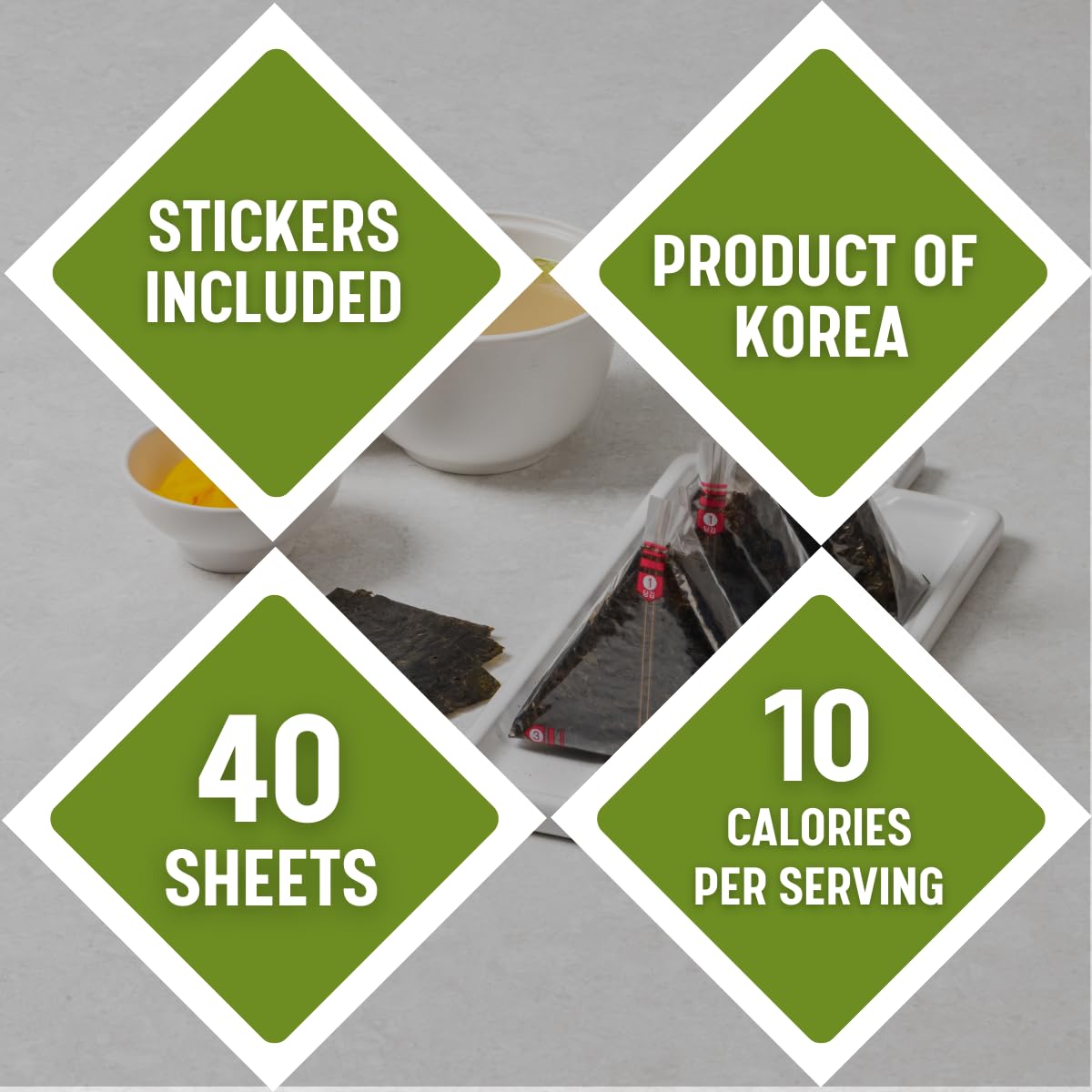 UNHA'S korea-made-roasted-nori reflects traditional Korean roasting for consistent flavor.