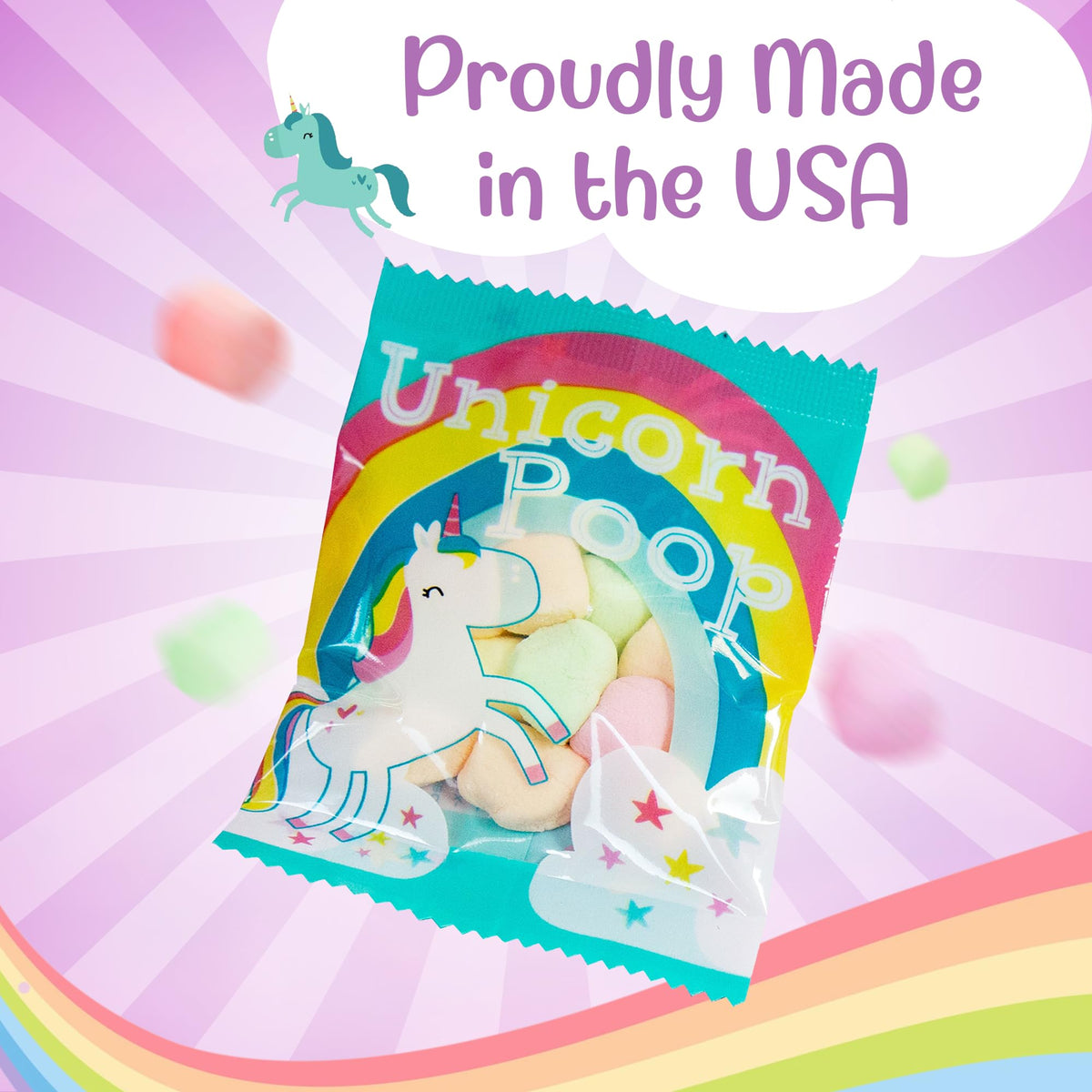 Unicornucopia Unicorn Poop Candy shines as a classroom activity reward.