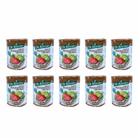 Unipromax Dr. Körner Buckwheat Crispbreads 10-pack box, crisp and convenient for on-the-go snacking.