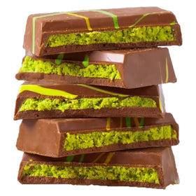 UNIQBITE Dubai chocolate bar velvet finish invites indulgence.