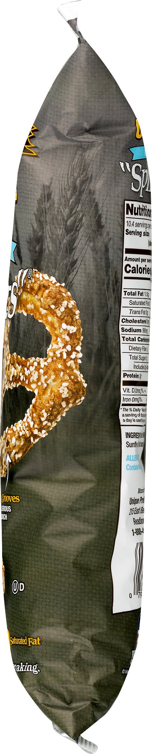 Unique Pretzels Extra Salt Splits serving plate shows versatile pairing options.