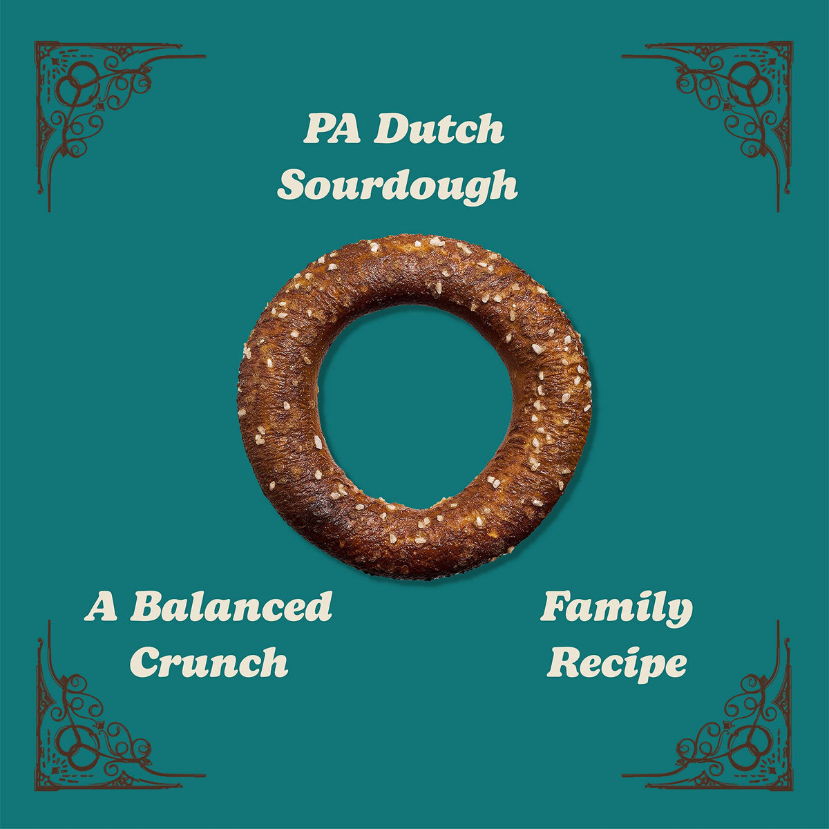 Unique Snacks Sourdough Craft Beer Pretzel Rings packaging 11 oz pack, convenient snacking