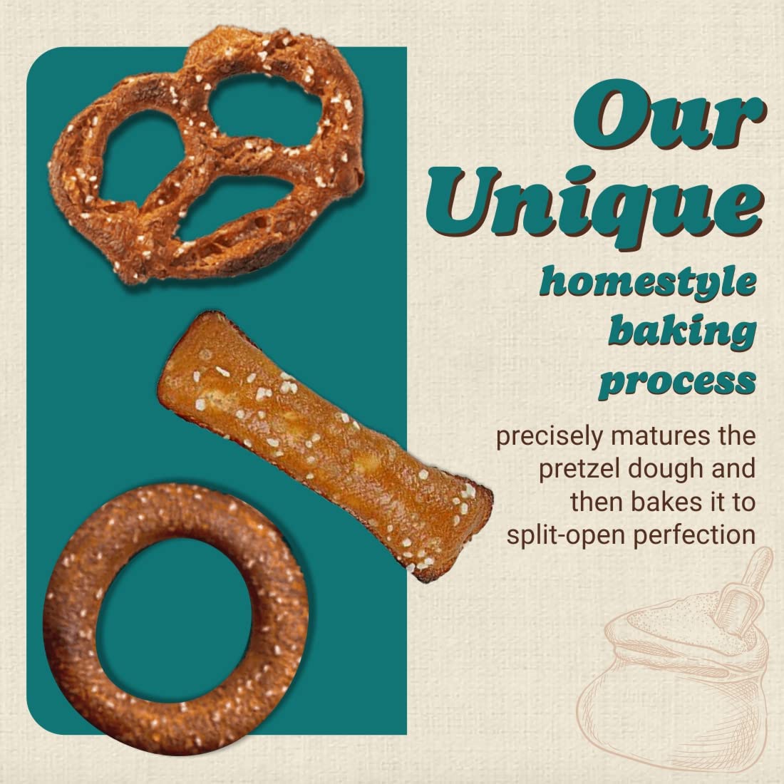 Unique Snacks Sourdough Craft Beer Rings tangy bold snack for quick snacking
