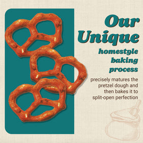 Unique Snacks Unsalted Splits Kosher symbol and non-GMO claim on packaging.