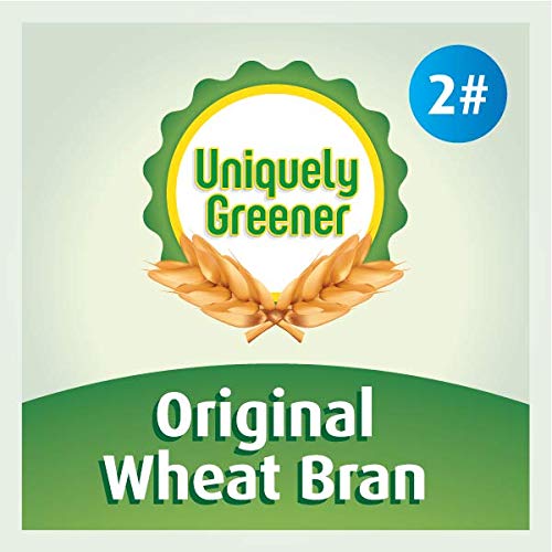 Uniquely Greener Wheat Bran pack showing a fiber-rich ingredient for baking and cooking