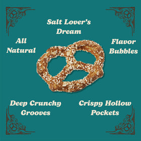 Unique Snacks Extra Salt Splits Pretzels crispy-edges—great for dipping and parties