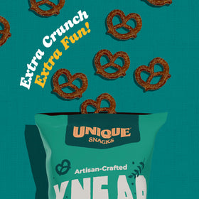 Unique Snacks Knead Ems party tray adds bold crunch to gatherings