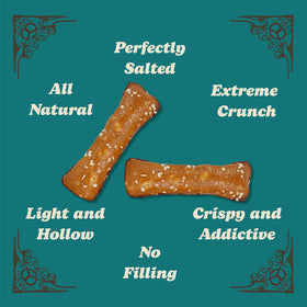 Unique Snacks Original Pretzel Shells in a 2oz bag, perfect for parties and travel