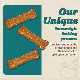 Unique Snacks Original Pretzel Shells 2oz bag—great for dipping and sharing