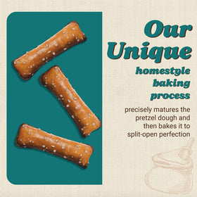 Unique Snacks Original Pretzel Shells pack of 6 in a bag, convenient for gatherings.