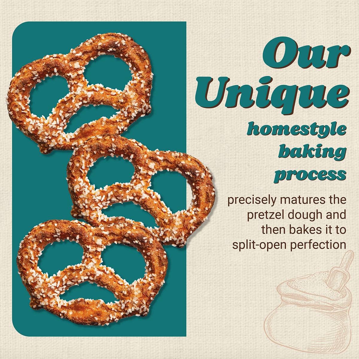 Unique Snacks OU Kosher seal on packaging signaling trusted quality