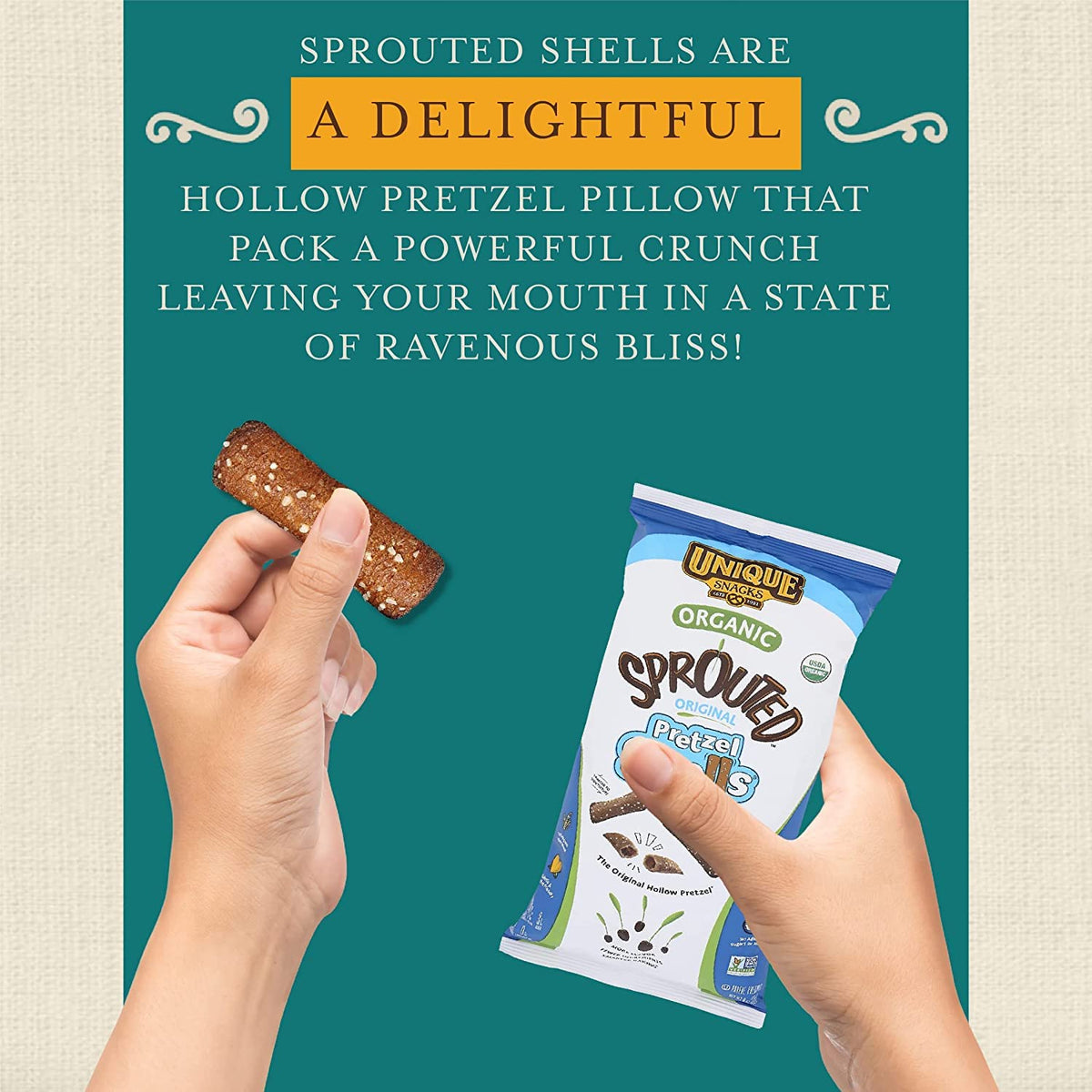 Unique Snacks treat-ready snack with flavorful seasoning for gatherings.