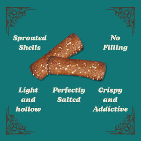 Unique Snacks sprouted shells with bold flavors deliver a satisfying crunch.