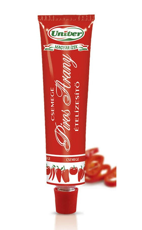 Univer-Co Piros Arany label highlights Hungarian heritage.