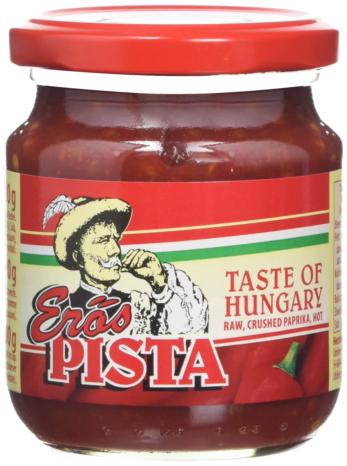 Univer Hungarian Crushed Paprika Paste hot 200g jar on kitchen counter ready to flavor meals