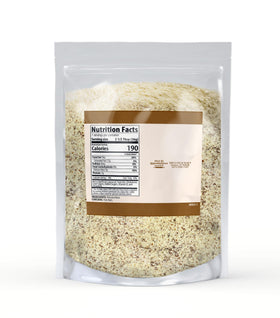 Unpretentious Almond Meal for rub application, enhances flavor and crisp coating.