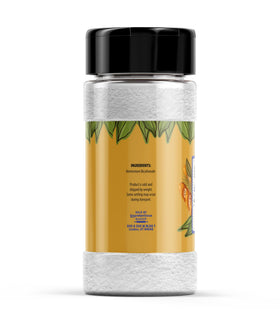 Unpretentious Ammonium Bicarbonate powder in a dry batter for light textures.