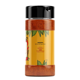 Unpretentious Birdseye Chile Powder shaker for quick, flavorful spice boosts