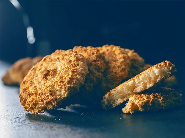 Unpretentious Coconut Sugar used in cookies for rich flavor and texture.