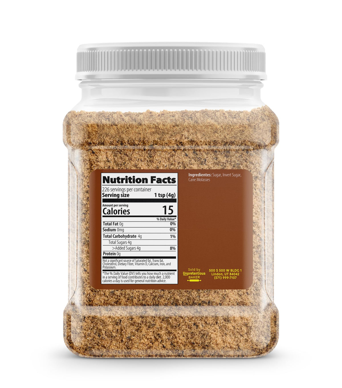 Unpretentious Light Brown Sugar 2lb pack, ideal for cookies and sauces.