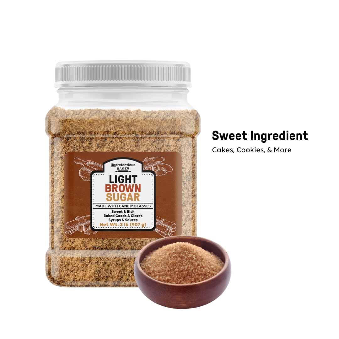 Unpretentious Light Brown Sugar dessert-ready texture enhances baking depth.