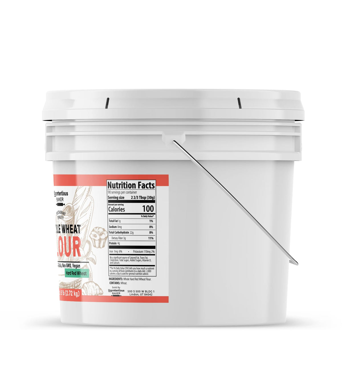 Unpretentious non-GMO vegan flour for versatile baking.