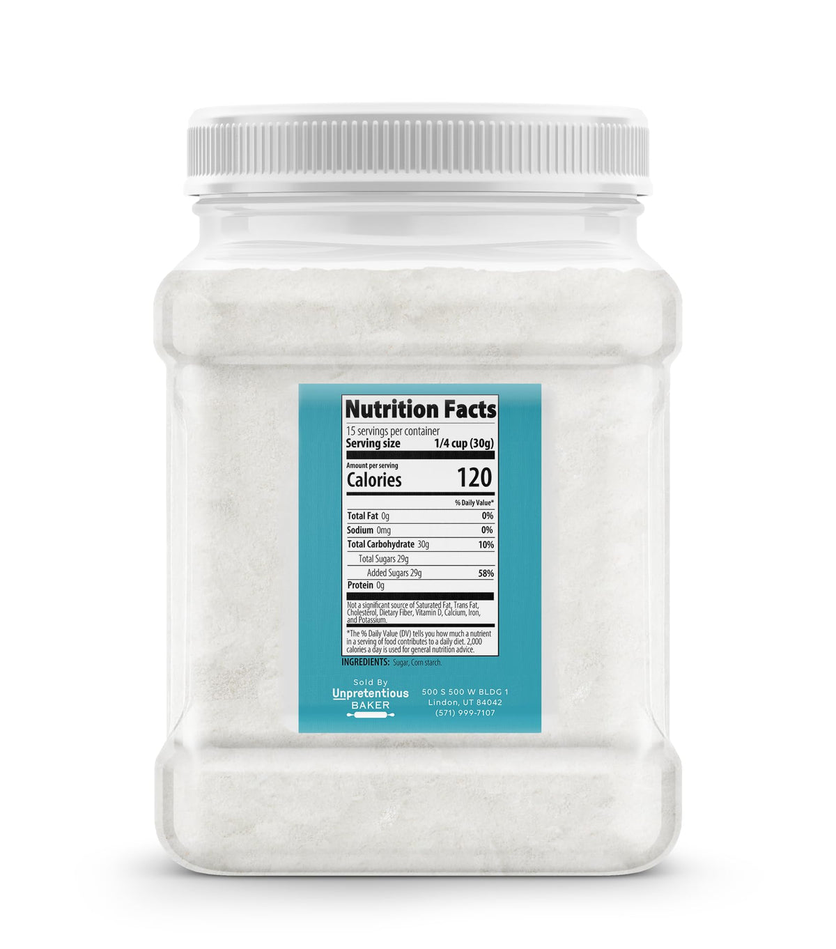 Unpretentious powdered sugar used to create smooth frosting and icing