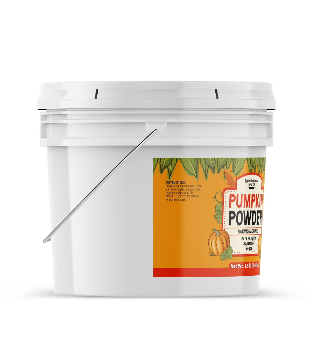 Unpretentious Pumpkin Powder baking-batter blends into batters for pumpkin-flavored treats.