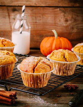 Unpretentious Pumpkin Powder smoothie-in-blender blends smoothly for nourishing breakfasts.
