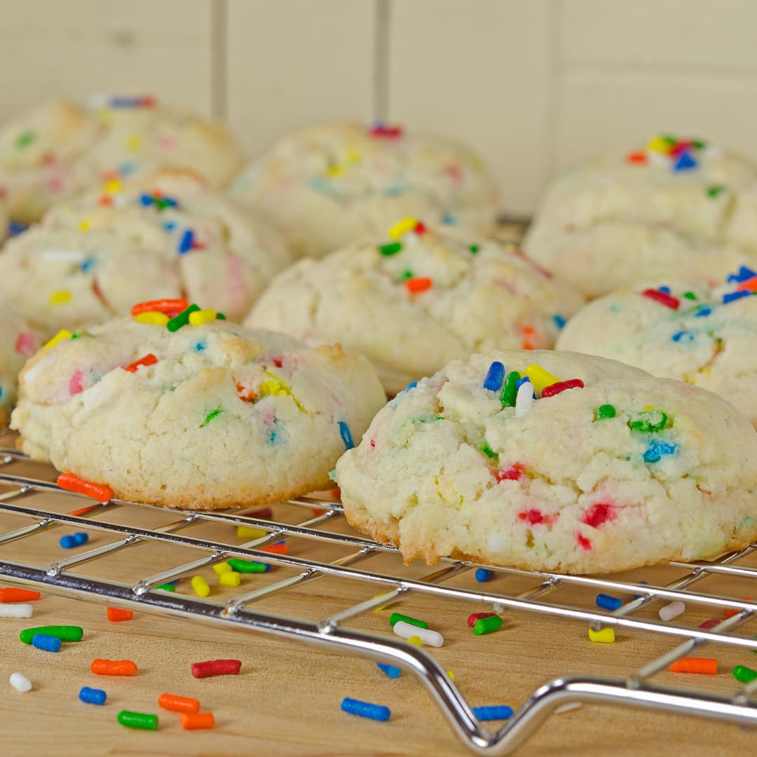 Unpretentious Rainbow Sprinkles add color to baking projects and treats