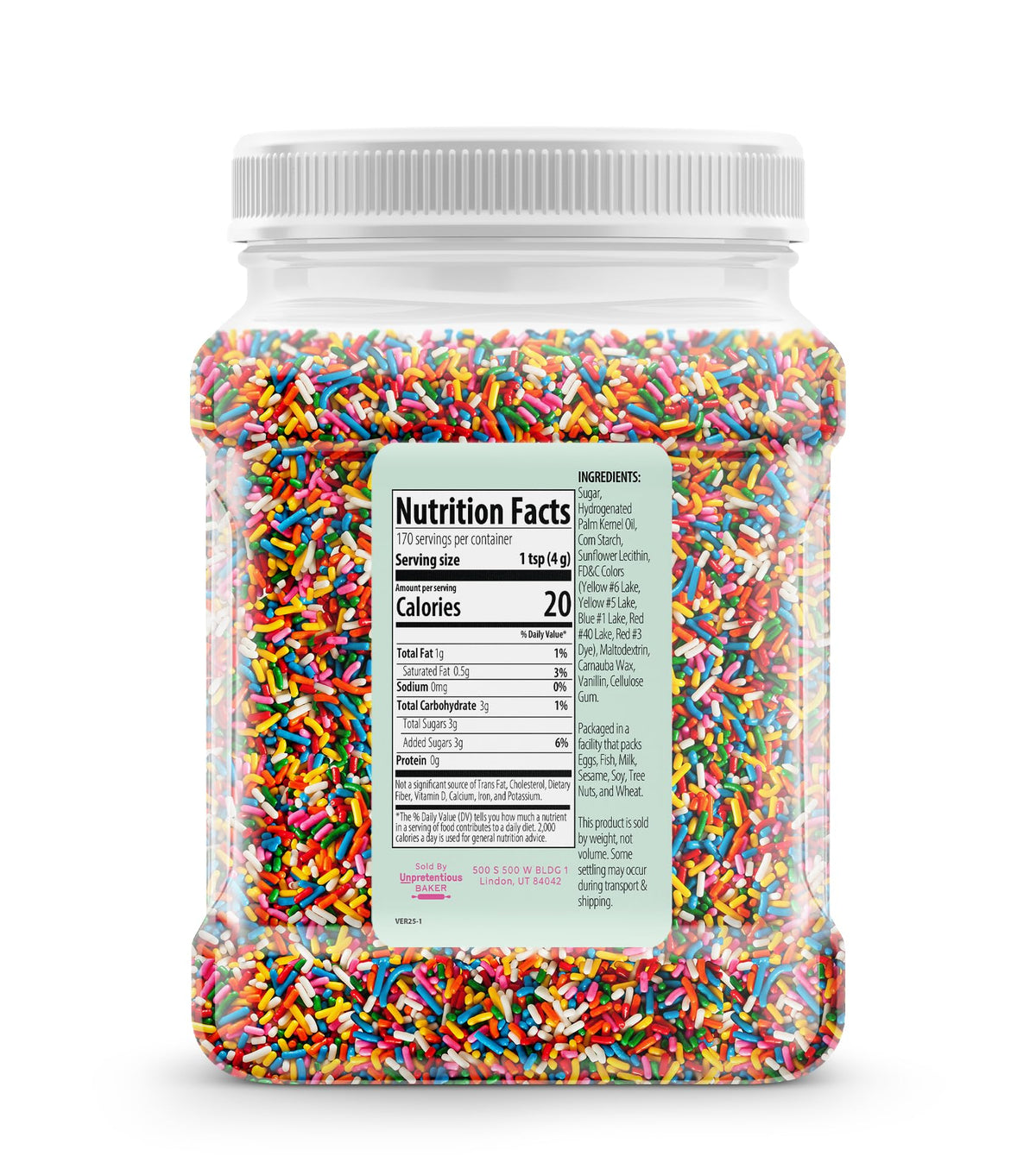 Unpretentious Rainbow Sprinkles on cupcakes add vibrant color and fun