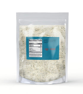 Unpretentious Ranch Dressing Mix dressing plate showing creamy salad topping.